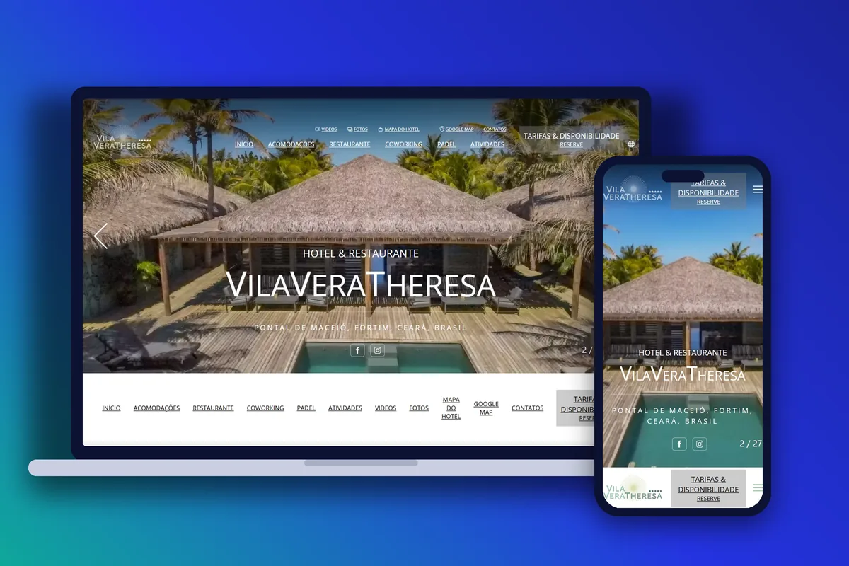 Vila Vera Theresa · Site internet